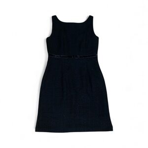 Gap black wool blend mini dress